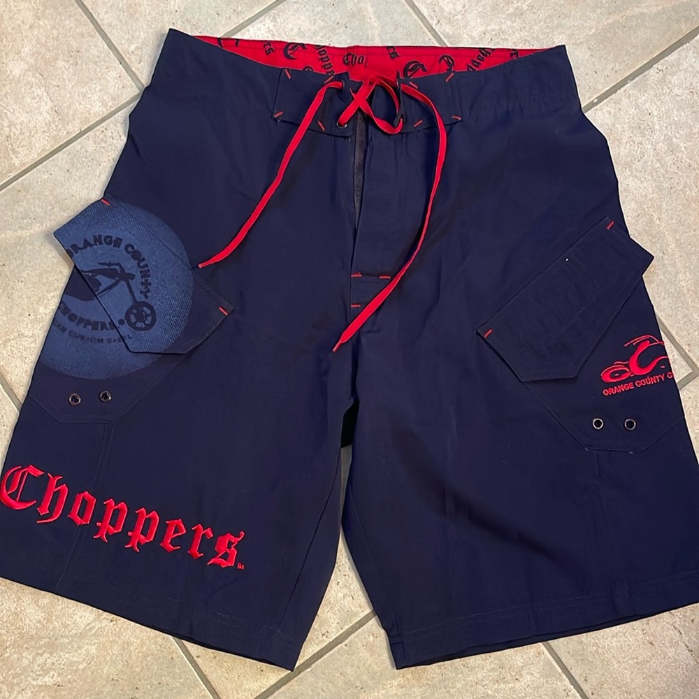 Orange County choppers swim short